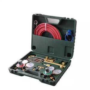 Kit de soudage et de découpe de style américain CFWELD, ensemble de torche en laiton avec manomètres et flexibles pour travaux sur métal - Product Image 5