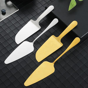 Stainless Steel Pizza Spatula Triangular Flat Bottom <b>Cake</b> Cheese <b>Cutter</b> Baking Tool For Pizza And Dessert Cutting - Product Image 2