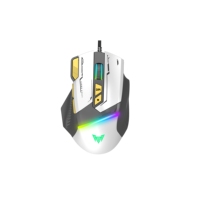 Souris de jeu filaire USB RGB 8 touches programmables 12800 DPI rétroéclairage arc-en-ciel pour droitiers pour joueurs PC - Vente en gros CMM-831