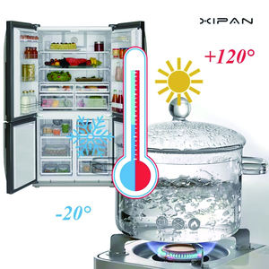 Vente <span class=keywords><strong>en</strong></span> gros de casseroles <span class=keywords><strong>en</strong></span> verre transparent à haute teneur <span class=keywords><strong>en</strong></span> borosilicate Offre Spéciale avec couvercle à deux poignées - Product Image 3