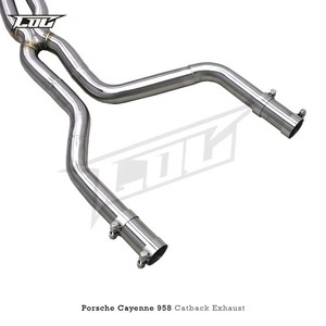 ท่อไอเสีย Boska Valvetronic Catback สำหรับรถ PORSCHE Cayenne 958 V8 4.8 ปี 2010-2016 ระบบไอเสียสปอร์ตสแตนเลส - Product Image 6