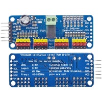 Carte de pilote de servo PWM à 16 canaux Contrôleur de robot Module de pilote d'interface IIC PCA9685