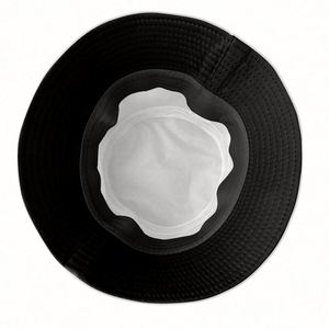 Custom Hawaiian Tropical <b>Leaves</b> Bucket Hat for Men & Women Hand-Drawn White Background Fisherman Cap for Daily Wear - Product Image 4