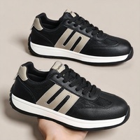 Chaussures de course respirantes pour homme, tendance, en PU, fabriquées en Chine, à prix abordable, pour le sport et le jogging, baskets décontractées pour hommes