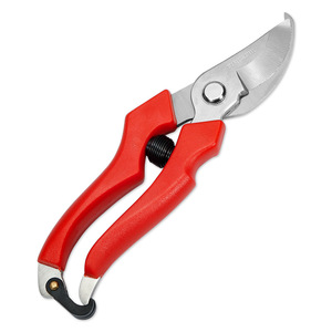 Lu Ban's Work Garden Shears Stainless Steel Bypass Pruner Red Handle For Pruning Branches And Harvesting - Product Image 3
