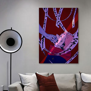 Guanjun 40*60 cm Jujutsu pintura pared arte sala de estar Anime lienzo impresiones <span class=keywords><strong>Manga</strong></span> lienzo Póster - Product Image 5