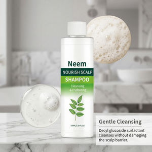 Champú hidratante de Neem que limpia suavemente el cabello, cuida el cabello ligero diariamente y ofrece un cuidado refrescante. - Product Image 4