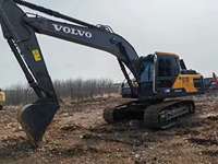 Excavatrice d'occasion Volvo EC210, 20-21 tonnes, modèle EC210D, en bon état, certifiée CE, avec brise-roche, à vendre