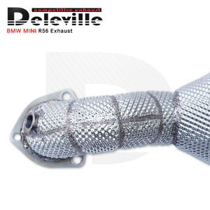 Tuyau d'échappement en acier inoxydable haute Performance pour <span class=keywords><strong>MINI</strong></span> Cooper S R56/<span class=keywords><strong>Cabriolet</strong></span> R57 R60 1.6T tuyau d'échappement à bouclier thermique - Product Image 4