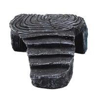 Plateforme d'escalade aquatique en bois/bambou écologique pour tortues, amphibiens et reptiles – Île de baignade pour animaux aquatiques