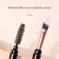 Brocha de Maquillaje Multifuncional para Cejas, Diseño de Doble Hélice Diagonal, Herramientas de Belleza