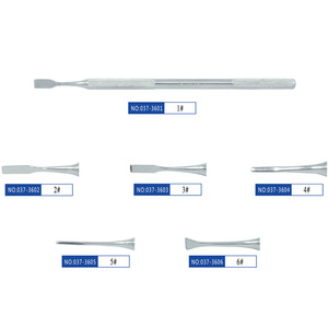 Cincel dental Star Tooth de acero inoxidable con agarre moleteado, instrumento quirúrgico manual para recortar la superficie del diente - Product Image 2