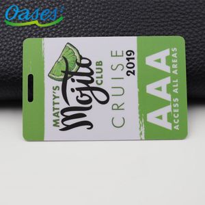 การออกแบบที่กําหนดเองคุณภาพสูงผ่านป้ายเหตุการณ์การประชุมบัตรเข้าถึงพลาสติก Vip - Product Image 4
