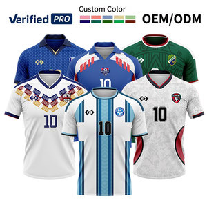 Diseño Personalizado de <span class=keywords><strong>Camiseta</strong></span> de Fútbol de la Selección Nacional 2026, Uniforme de Fútbol Argentino de Alta Calidad, Conjunto de <span class=keywords><strong>Camiseta</strong></span> de Fútbol Mundial de Poliéster - Product Image 1