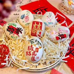 Pegatinas de Doble Felicidad Magpie, Adhesivos de Papel Rojo, Decoraciones Chinas para Bodas, Regalo de Dote para la Novia - Product Image 3
