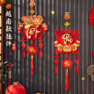 ของตกแต่งกำมะหยี่ขายดี ปี 2026 บุฟุ ของประดับตกแต่งปีใหม่สำหรับเทพเจ้าแห่งความมั่งคั่งและความเจริญรุ่งเรือง ของตกแต่งสำหรับเทศกาล - Product Image 3