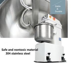 Máy trộn bột điện 50kg cổ điển ST-210 | Thiết bị làm bánh thương mại cho pizza, bánh mì & bánh ngọt | mới (được chứng nhận CE) - Product Image 3