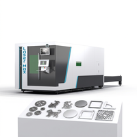 Machine de découpe laser CNC à double palette interchangeable et cabine fermée 4000x2000mm pour temps de chargement réduit, pour atelier de tôlerie