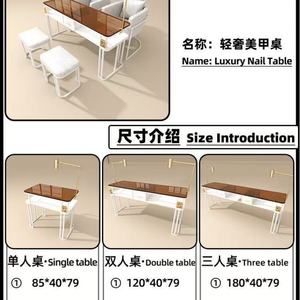 Mesa de Manicura Multifuncional de Primera Calidad con Almacenamiento para Salón - Product Image 2