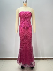 <span class=keywords><strong>Robe</strong></span> <span class=keywords><strong>de</strong></span> <span class=keywords><strong>soirée</strong></span> sirène élégante fuchsia à sequins, bustier, ornée <span class=keywords><strong>de</strong></span> perles géométriques, pour femme, idéale pour bal <span class=keywords><strong>de</strong></span> promo, gala, <span class=keywords><strong>soirée</strong></span>, <span class=keywords><strong>robe</strong></span> scintillante - Product Image 2