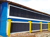 Panneaux de refroidissement en Cellulose évaporative pour maison de ferme de volaille, cadre en PVC, coussinets