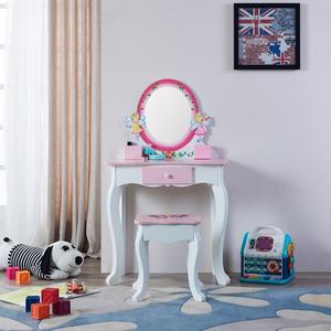 Mobili Moderni <span class=keywords><strong>per</strong></span> Camera da Letto, Tavolo da Trucco con <span class=keywords><strong>Specchio</strong></span> in Legno Ecologico e Durevole <span class=keywords><strong>per</strong></span> Bambini - Product Image 1