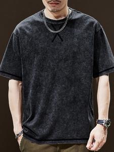 कस्टम उच्च गुणवत्ता वाले रिवर्स कट टी शर्ट के अंदर पुरुषों की फैशन-विंटेज टी शर्ट के अंदर फैशन - Product Image 2