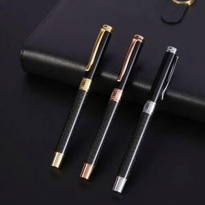 High-quality Carbon Fiber Metal Ballpoint <b>Pen</b> with Logo Luxury Rollerball <b>Pen</b> Fountain <b>Pen</b> Luxury for Corporate Group Purchases - Product Image 2