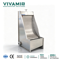 Tangki Filter Miring SS304 Pemisah Padatan Cair Statis untuk Pengolahan Lumpur Limbah Industri