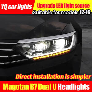 Gruppo Faro Adatto per Magotan B7 Modelli 12-16, Modificato con Lente per Fari allo Xeno e Luce Diurna a LED a Scorrimento - Product Image 5