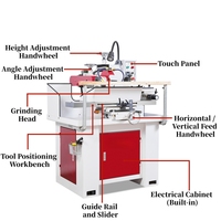 Machine de rectification de lames de scie circulaires multi-angles CNC de haute précision pour la découpe de métaux, la quincaillerie et l'automobile