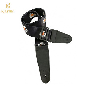 <span class=keywords><strong>Sangle</strong></span> de guitare réglable en polyester de 2 pouces de <span class=keywords><strong>large</strong></span> KIRSTEN CPF08, 90-150 cm, durable, exquise, vente en gros, pour guitares acoustiques/électriques/basses - Product Image 1