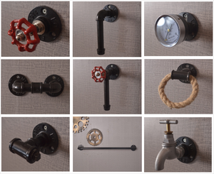 CHINA HOOKS Kosin China Home Industry <strong>Style</strong> Furniture Wood Cabinet <strong>Drawer</strong> Round Black Valve Design Pull <strong>Knob</strong> - Product Image 6