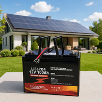 Batterie Lithium LiFePO4 à décharge profonde 12V 24V 100Ah 200Ah pour système solaire domestique avec BMS intelligent JBD 200A et surveillance par application Bluetooth