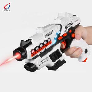 Gioco di Combattimento con Giubbotto Bersaglio Indossabile, Modello di Pistola in Plastica, Pistola Elettrica a Batteria, Giocattolo da Battaglia, Pistola Laser Tag - Product Image 4