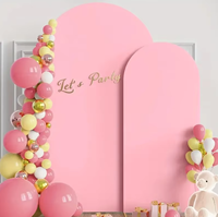 Support d'arche portable pour toile de fond de mariage, panneau d'arche solide pour photomaton, décor de fond réutilisable pour fêtes, mariages, anniversaires