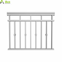 Designs de rampes de balcon en aluminium Ace, rampes de terrasse, rampes d'escalier intérieures, rampes d'escalier en aluminium