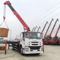 Grue télescopique montée sur camion KLF à prix avantageux, vente chaude, moteur Yuchai pour le levage de marchandises de construction, facile à utiliser