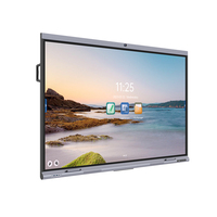 Tableau interactif tactile infrarouge GAOKEview 40 points, écran plat numérique, tableau blanc numérique 4K UHD, téléviseur éducatif Android, tablette de dessin double