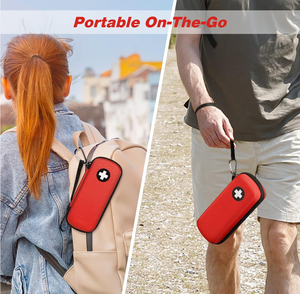 Toptan özel Logo EVA sert kabuk seyahat tıbbi Mini ilk yardım kiti çantası fabrika özelleştirilmiş darbeye ve su geçirmez tasarım - Product Image 5