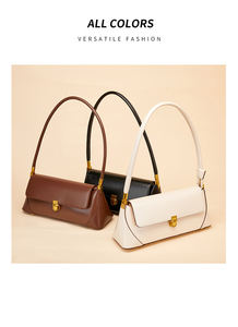 2024 Летняя женская сумка через плечо, сумка из натуральной кожи - Product Image 4