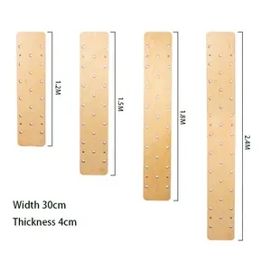Tabla de escalada de madera para entrenamiento físico, tabla de escalada montada en la pared con soportes