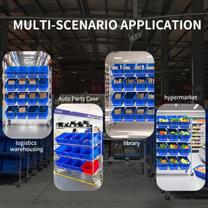 Kệ dây Chrome mô-đun, giá lưu trữ thép 5 tầng với các trụ có thể điều chỉnh cho sử dụng trong gia đình và công nghiệp - Product Image 3