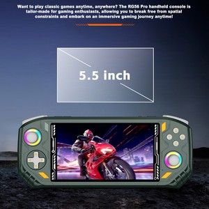 Consola de Juegos Portátil RG56 PRO con Tarjeta, Pantalla HD Lineal Hall de 5.5 Pulgadas, Sistema EmuELEC, Memoria de 64GB/128GB para PSP - Product Image 5