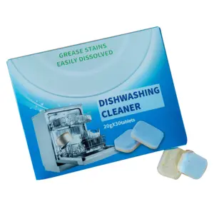 Accept Customization Hot Selling Household Solid Detergent Dishwasher Cleaner Dishwashing Tablet