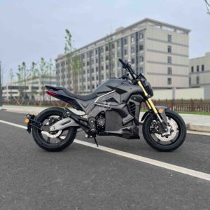 มอเตอร์ไซค์ไฟฟ้า Diavel ดีไซน์ใหม่ ขับเคลื่อนด้วยโซ่ ความเร็ว 130 กม./ชม. แบตเตอรี่ลิเธียม Li-NCM 72V120Ah รุ่นครุยเซอร์ โมเพด มอเตอร์ไซค์แบบสตรีทไบค์ - Product Image 3