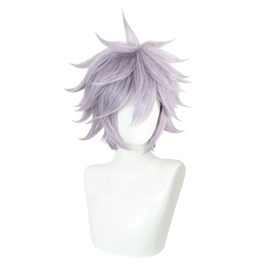 วิกผมคอสเพลย์อนิเมะ <span class=keywords><strong>Kaworu</strong></span> <span class=keywords><strong>Nagisa</strong></span> สีม่วงเทา ยาว 30 ซม. วัสดุ EVA ทนความร้อน ขายส่ง - Product Image 5