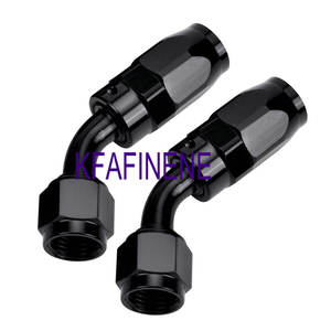 Adaptador de ajuste de aluminio y combustible, extremo de manguera giratoria <span class=keywords><strong>AN</strong></span>-12 AN12, de flujo rápido - Product Image 6