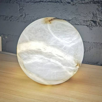 Lampe de décoration en albâtre naturel espagnol, lumière d'ambiance de table moderne, décoration de luxe pour la maison et le bureau