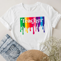 Transferts DTF thermocollants de haute qualité pour T-shirts et vêtements, imprimante DTF colorée pour enseignants